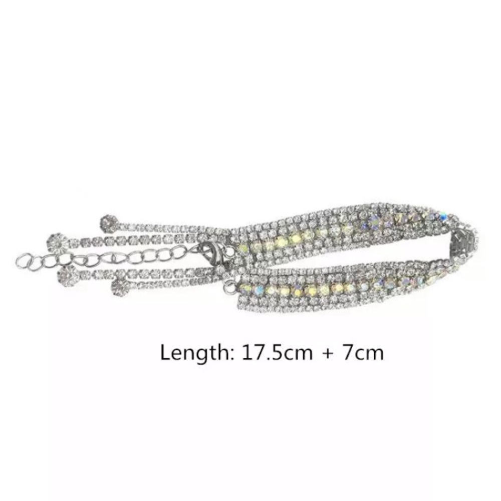 🌟 Rhinestone Crystal Bracelet Tassel - Picture 6 of 6